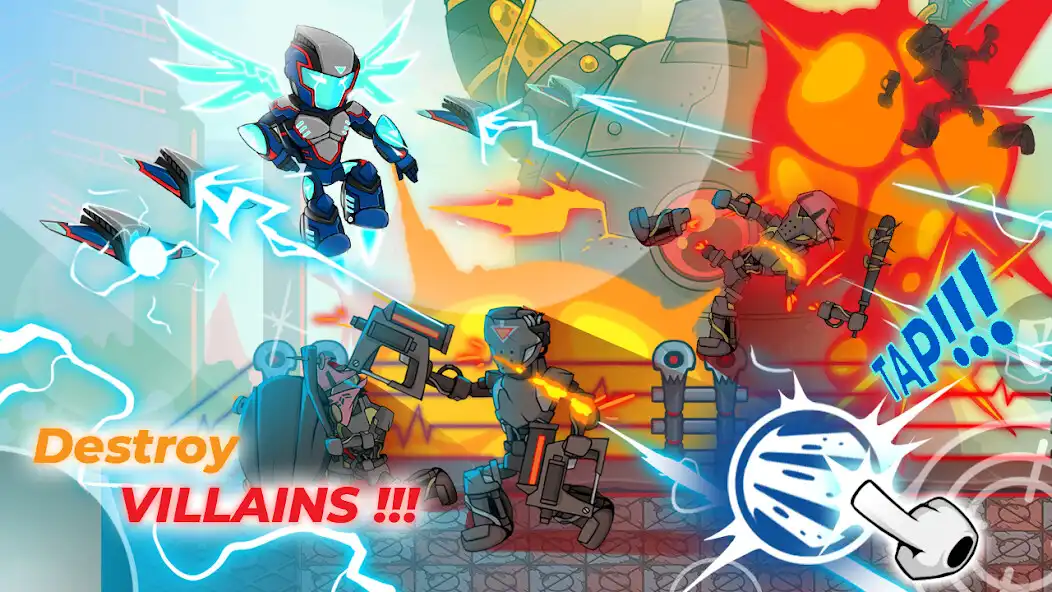 Play Super Rumble: Robot War as an online game Super Rumble: Robot War with UptoPlay