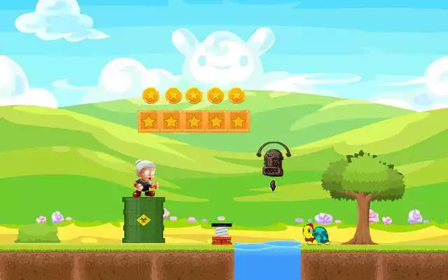 Play Super Runner Angry Granma