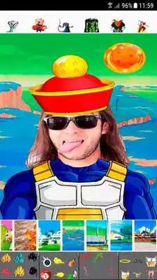 Play Super Saiyan Photo Editor