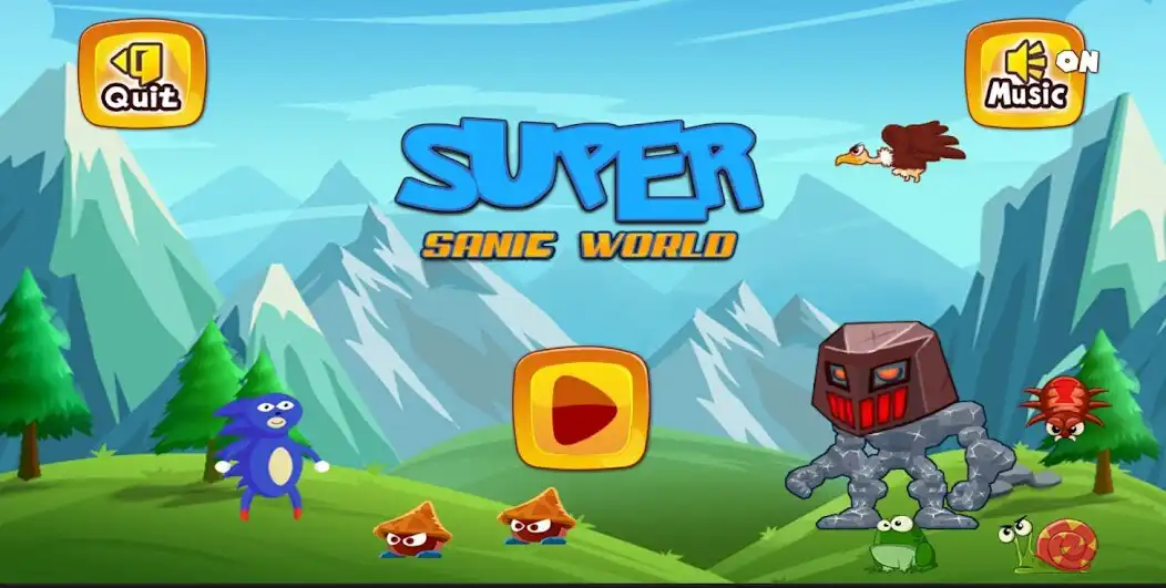 Play Super Sanic World  and enjoy Super Sanic World with UptoPlay