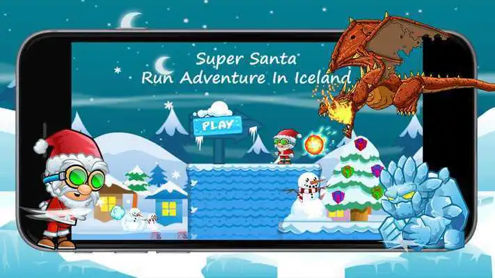 Play Super Santa Run Adventure