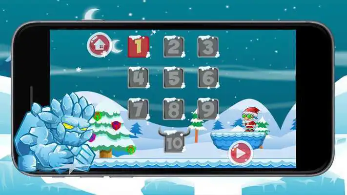 Play Super Santa Run Adventure