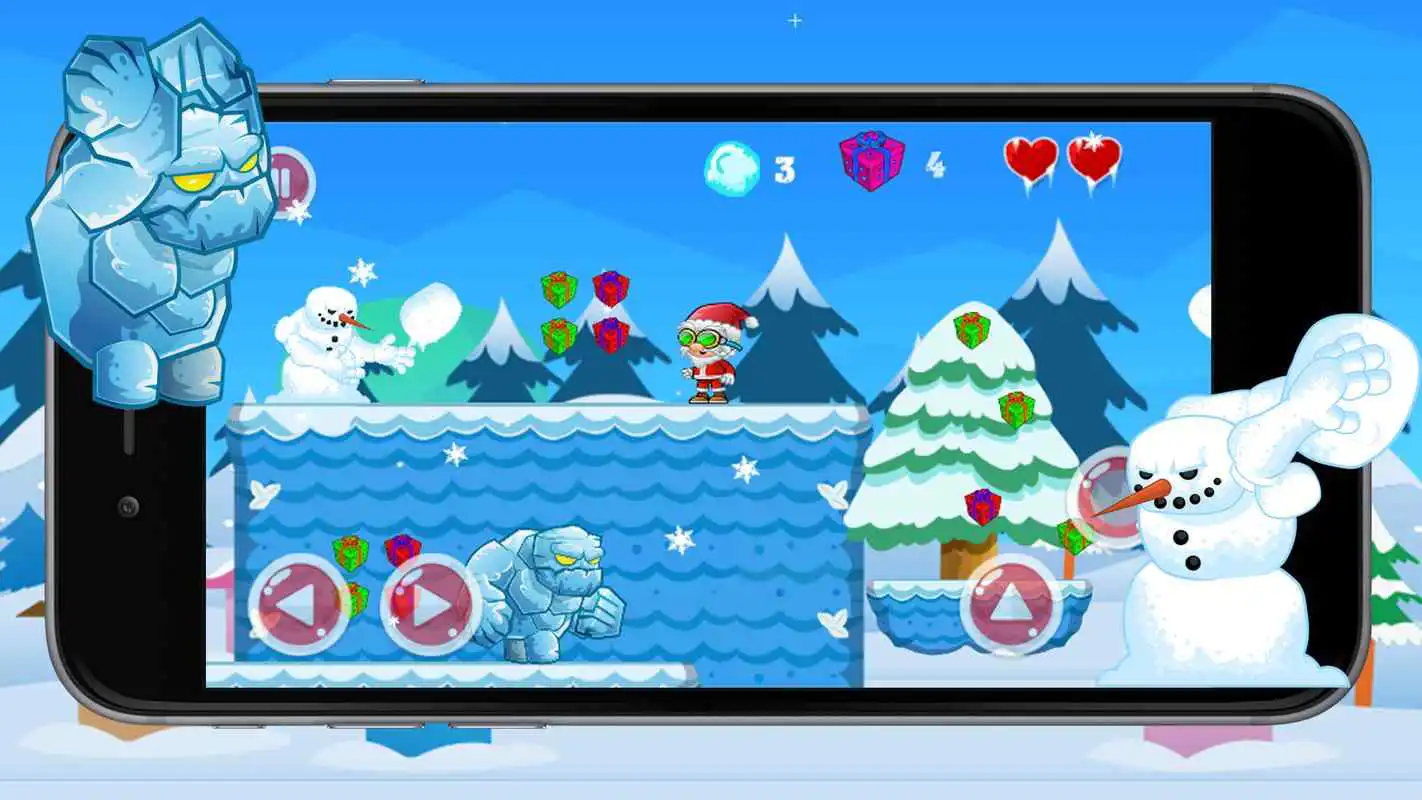 Play Super Santa Run Adventure