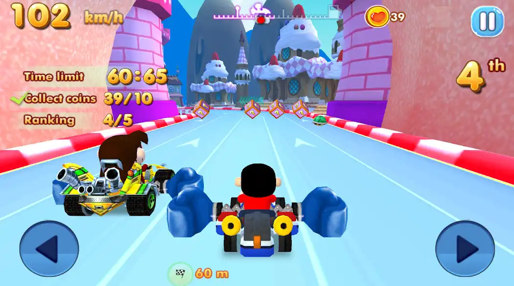 Play Super Shinchan : Kart Racing as an online game Super Shinchan : Kart Racing with UptoPlay