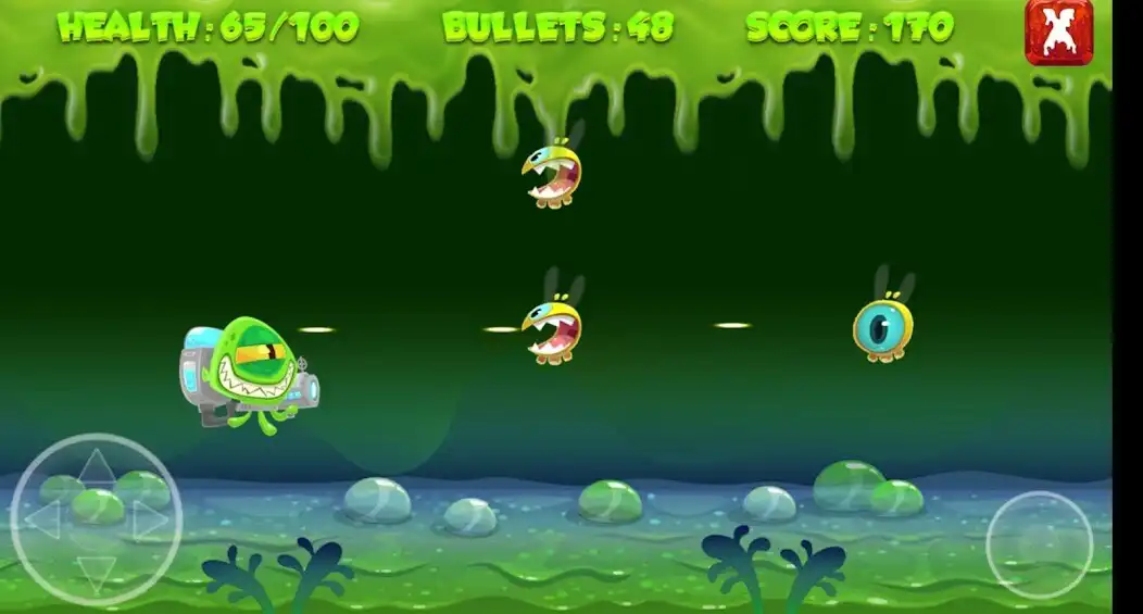 Play Super slime war shooter as an online game Super slime war shooter with UptoPlay