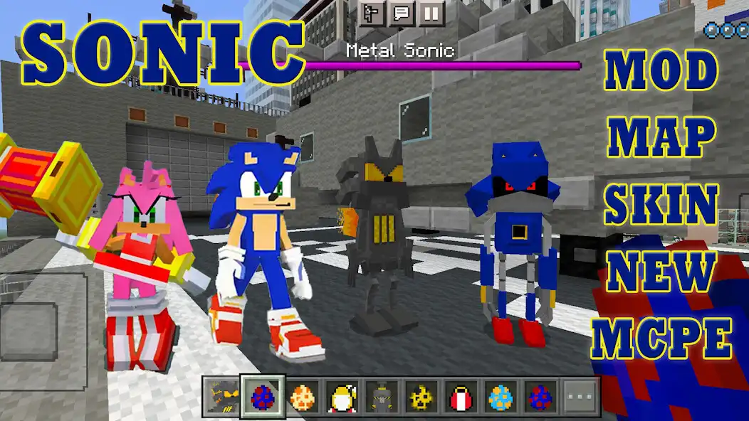 Play Super Sonic 3 Minecraft  and enjoy Super Sonic 3 Minecraft with UptoPlay