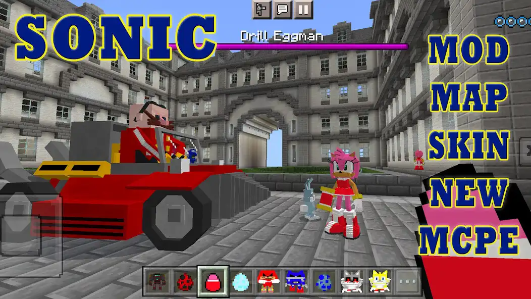 Play Super Sonic 3 Minecraft as an online game Super Sonic 3 Minecraft with UptoPlay