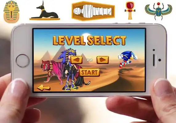 Play Super Sonic Mummy World