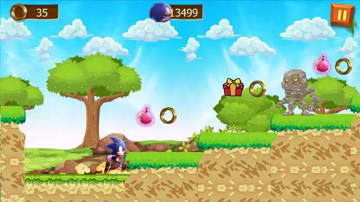 Play super sonic new adventure
