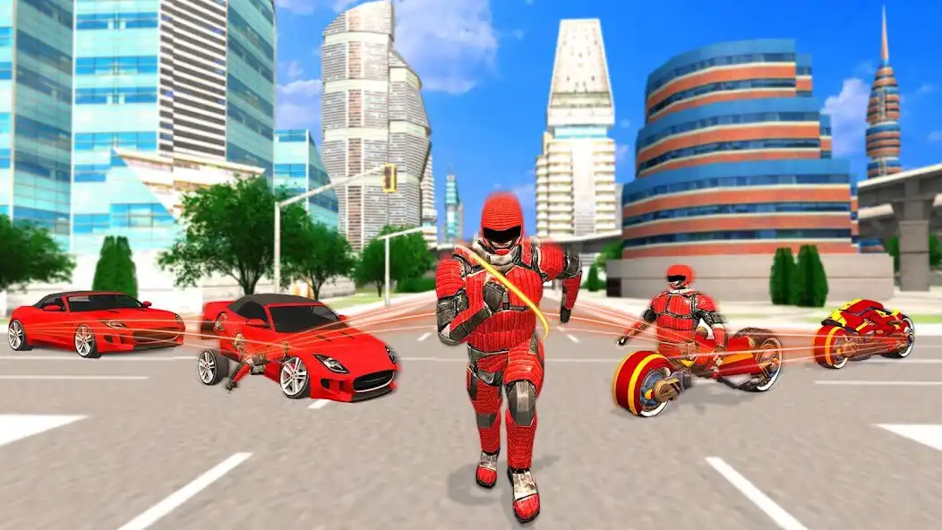 Play Super Speed Flying Hero Games2 as an online game Super Speed Flying Hero Games2 with UptoPlay