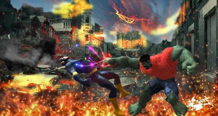 Play Super Speed Light Flash Hero Vs Monster Hero