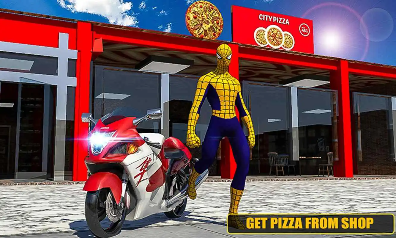 Play Super Spider Pizza delivery