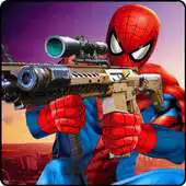 Free play online Super Spider Shooting Battle - Hero vs Gangsters APK