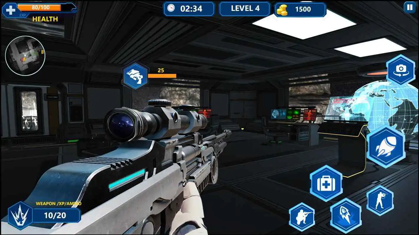 Play Super Spider Shooting Battle - Hero vs Gangsters
