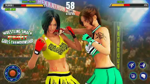 Play Superstar Girls Wrestling Championship 2018 as an online game Superstar Girls Wrestling Championship 2018 with UptoPlay