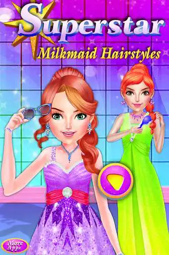 Play Superstar Milkmaid Hairstyles & braid Artist Salon  and enjoy Superstar Milkmaid Hairstyles & braid Artist Salon with UptoPlay