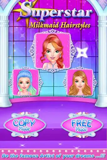 Play Superstar Milkmaid Hairstyles & braid Artist Salon as an online game Superstar Milkmaid Hairstyles & braid Artist Salon with UptoPlay