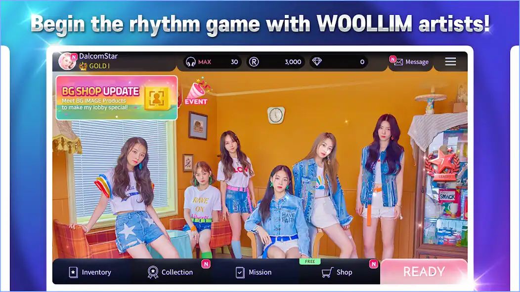 Play SuperStar WOOLLIM as an online game SuperStar WOOLLIM with UptoPlay