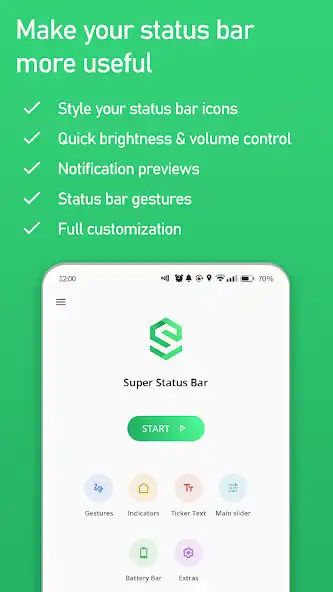 Play Super Status Bar - Customize and enjoy Super Status Bar - Customize with UptoPlay Play Super Status Bar - Customize and enjoy Super Status Bar - Customize with UptoPlay