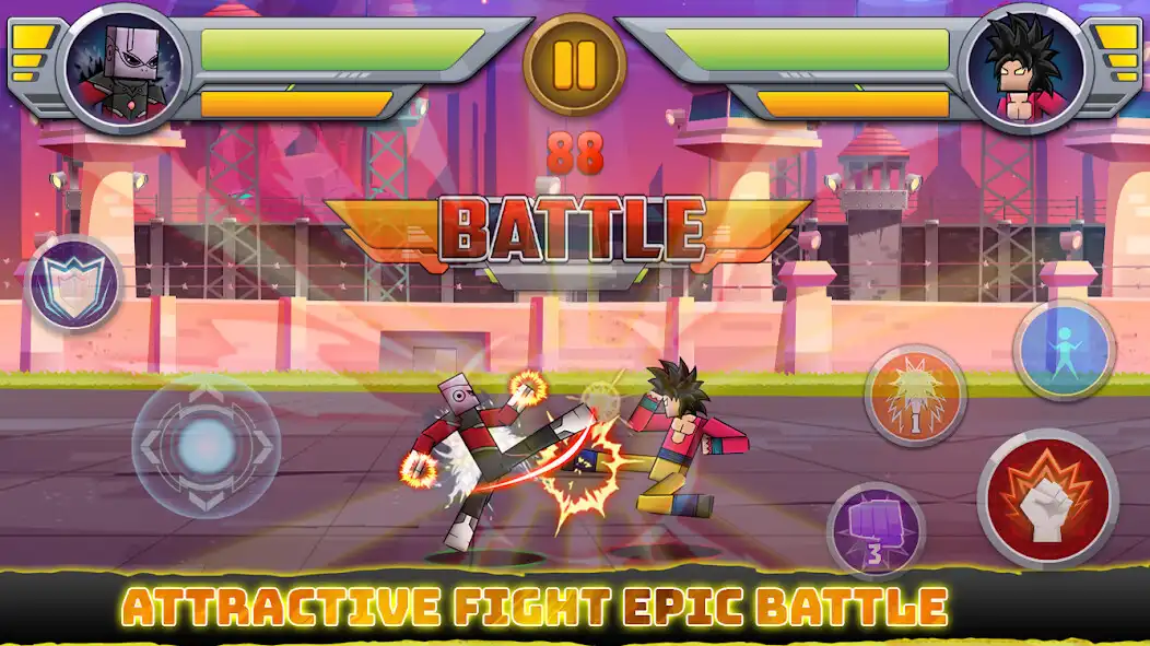 Play Super Stick Block Hero Legend  and enjoy Super Stick Block Hero Legend with UptoPlay
