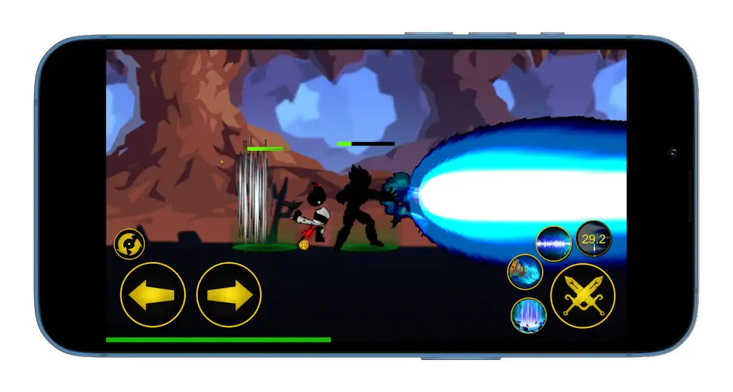 Play Super Stickman: Dragon Shadow as an online game Super Stickman: Dragon Shadow with UptoPlay