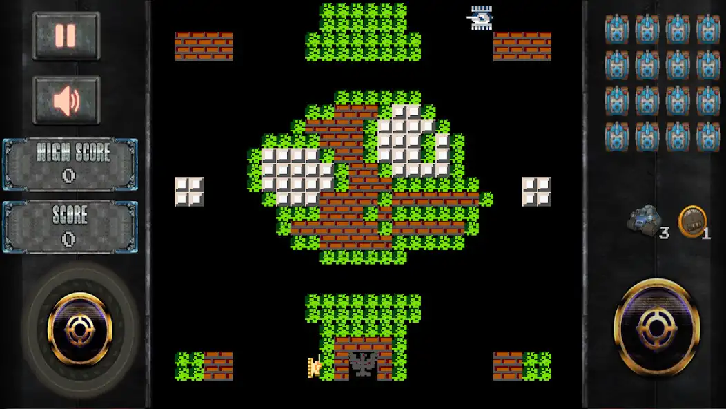Play Super Tank – Battle City 1990 as an online game Super Tank – Battle City 1990 with UptoPlay