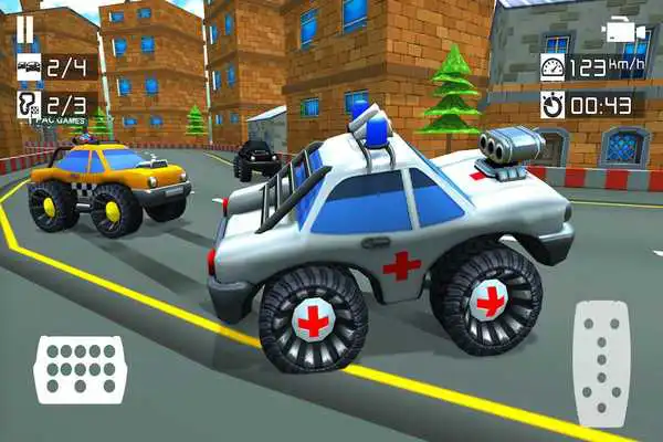 Play Super Taxi Truck Race RC-FREE