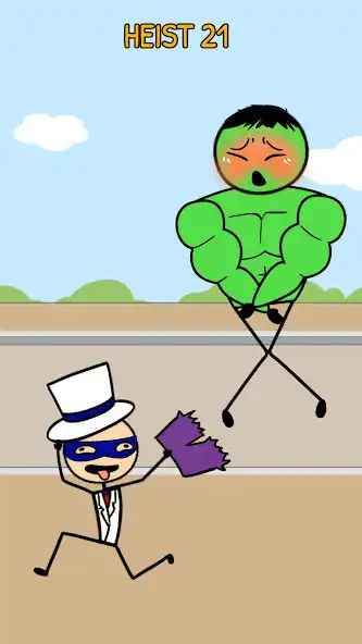 Play Super Thief Puzzle: Troll Game as an online game Super Thief Puzzle: Troll Game with UptoPlay