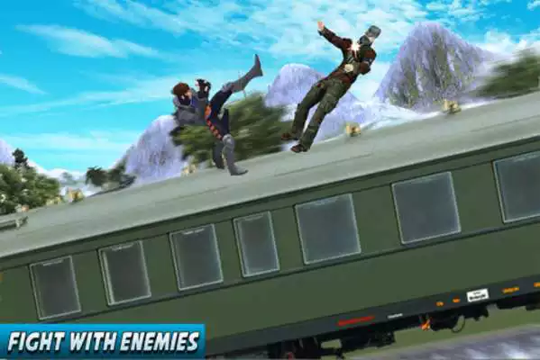 Play Super Train Hero vs Brutal Gangsters Battle