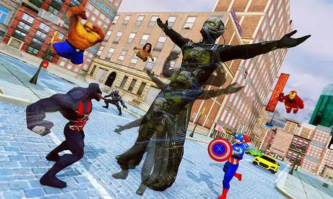 Play Super Venom Man VS Iron Hammer God Infinity Battle