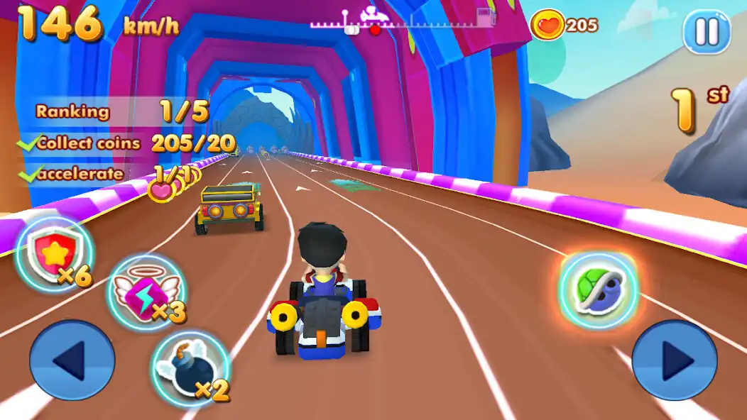 Play Super Vir the Robot :Kart Race  and enjoy Super Vir the Robot :Kart Race with UptoPlay