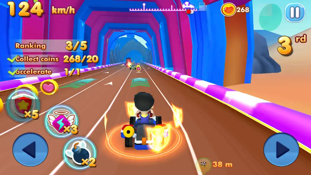 Play Super Vir the Robot :Kart Race as an online game Super Vir the Robot :Kart Race with UptoPlay