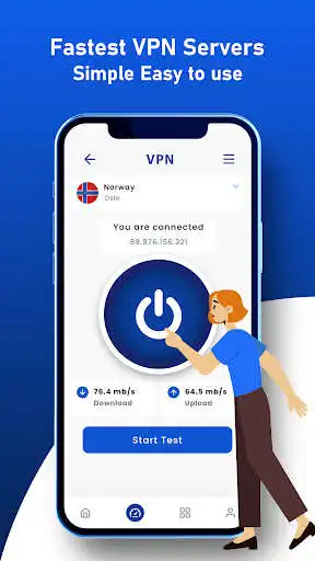 Play SuperVPN Fast VPN Client as an online game SuperVPN Fast VPN Client with UptoPlay
