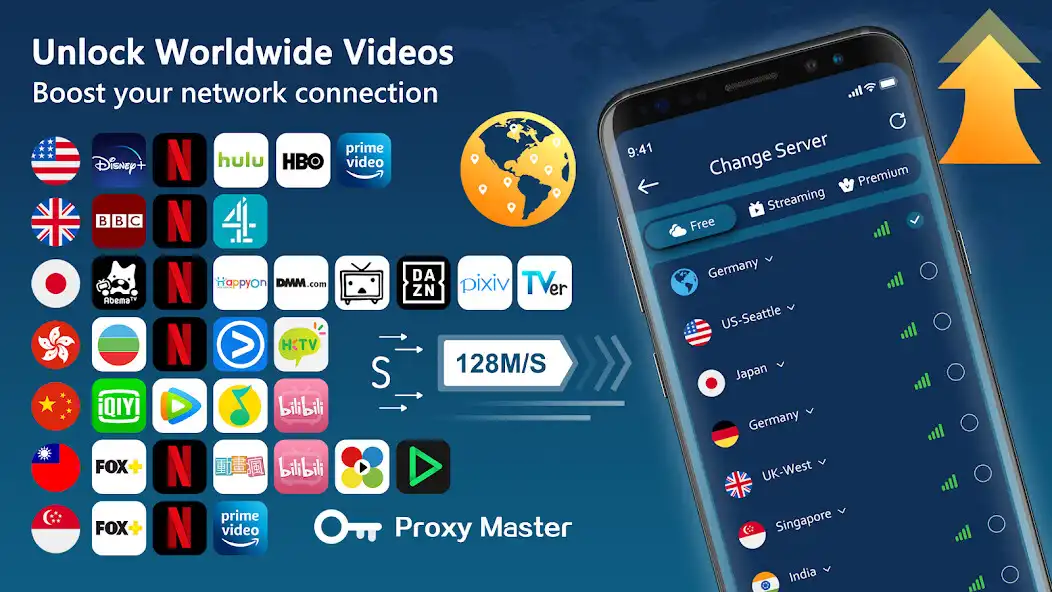 Play Super VPN Proxy - Proxy Master  and enjoy Super VPN Proxy - Proxy Master with UptoPlay
