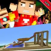 Free play online Super Waterslides skins for MCPE redstone! APK