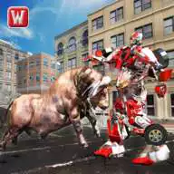 Free play online Super X Robot VS Angry Bull Attack Simulator APK Free play online Super X Robot VS Angry Bull Attack Simulator APK