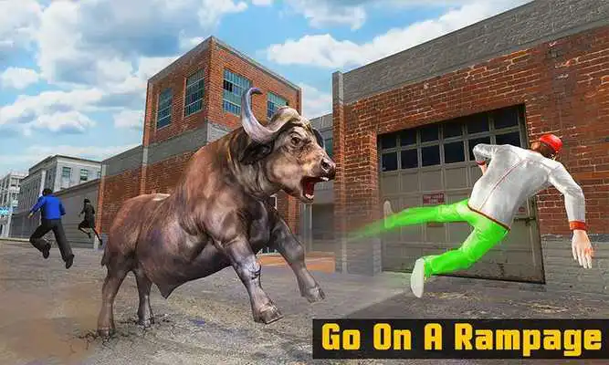 Play Super X Robot VS Angry Bull Attack Simulator