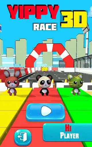 Play Super Yippi Race – Happy Fun Running 3D  and enjoy Super Yippi Race – Happy Fun Running 3D with UptoPlay