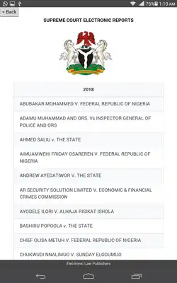 Play Supreme Court of Nigeria Electronic Reports