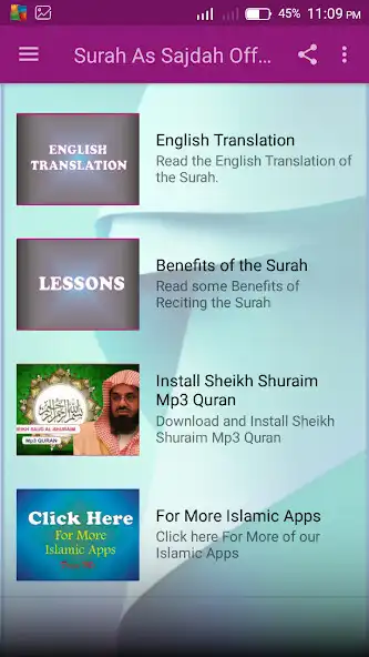 Play Surah As Sajdah Offline Mp3 as an online game Surah As Sajdah Offline Mp3 with UptoPlay