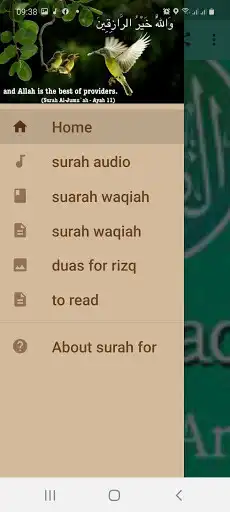 Play surah for rizq  and enjoy surah for rizq with UptoPlay