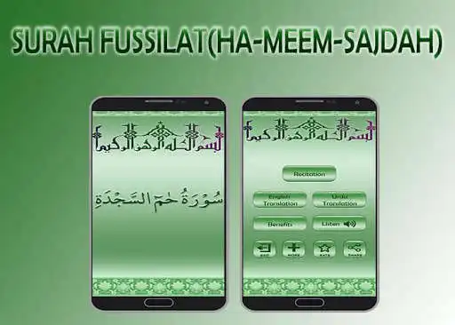Play Surah Fussilat (Ha Meem Sajdah  and enjoy Surah Fussilat (Ha Meem Sajdah with UptoPlay