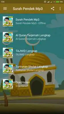 Play Surah Pendek Mp3