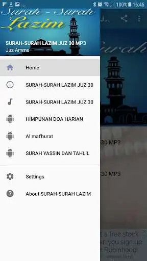 Play SURAH-SURAH LAZIM JUZ 30 MP3  and enjoy SURAH-SURAH LAZIM JUZ 30 MP3 with UptoPlay