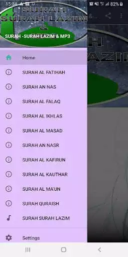 Play SURAH -SURAH LAZIM & MP3 as an online game SURAH -SURAH LAZIM & MP3 with UptoPlay