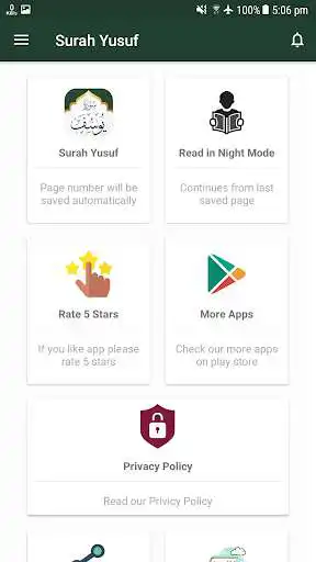 Play Surah Yusuf 16 Lines Colored Tajweed as an online game Surah Yusuf 16 Lines Colored Tajweed with UptoPlay