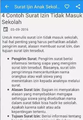 Play Surat IzinTidak Masuk Sekolah Play Surat IzinTidak Masuk Sekolah