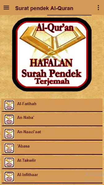 Play Surat Pendek Quran Terjemah as an online game Surat Pendek Quran Terjemah with UptoPlay