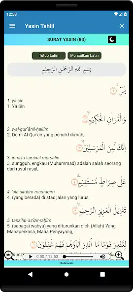 Play Surat Yasin Tahil Lengkap as an online game Surat Yasin Tahil Lengkap with UptoPlay