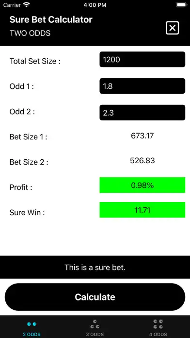 Play Surebet/Arbitrage Calculator  and enjoy Surebet/Arbitrage Calculator with UptoPlay